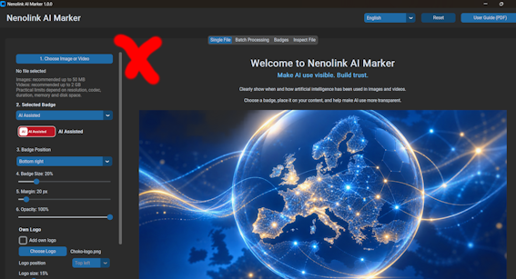 Nenolink AI Marker Select File 