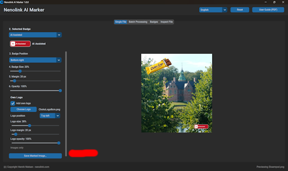 Nenolink AI Marker Save AI File